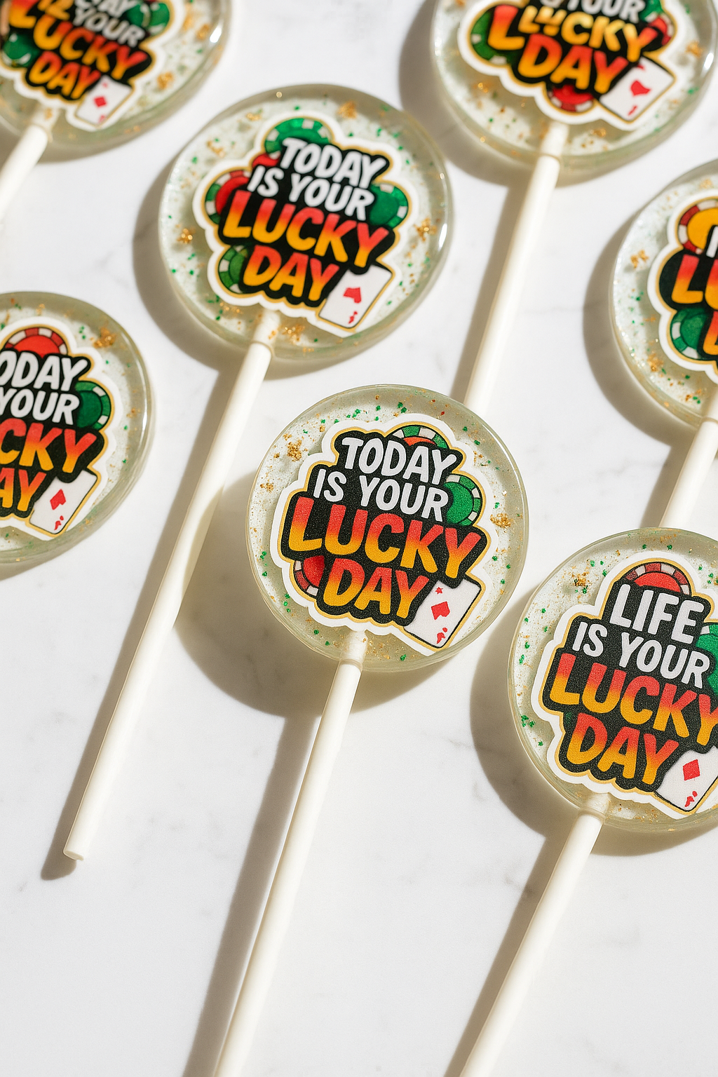 Resort and Casino Amenities –Casino Gift Lollipops- Gambler Gifts