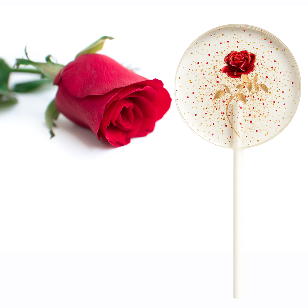 Rose Bouquet Lollipops,Candy Favors