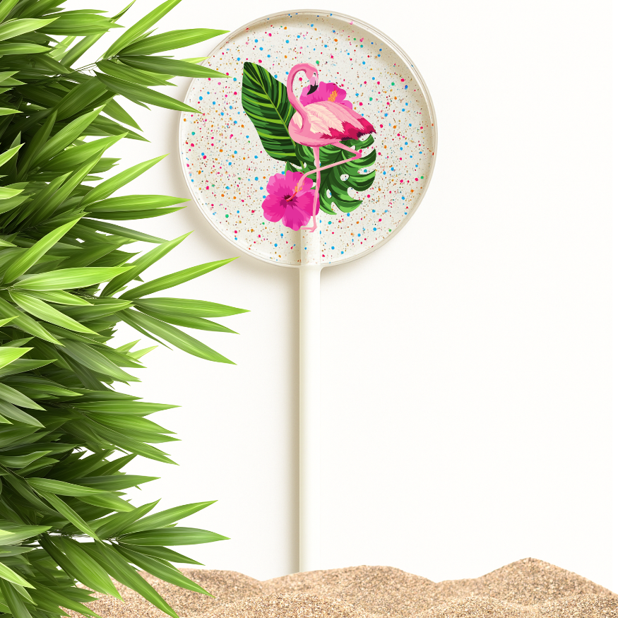 Hawaiian Hibiscus & Aloha Lollipops, Tropical Favors