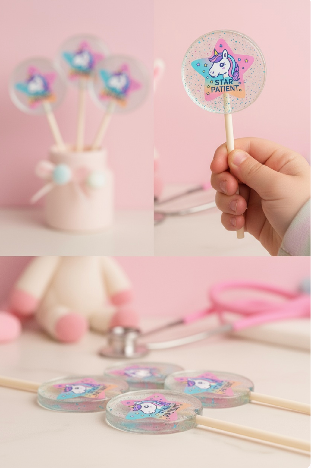 Unicorn Patient Lollipops – Kid Rewards for Pediatric Clinics