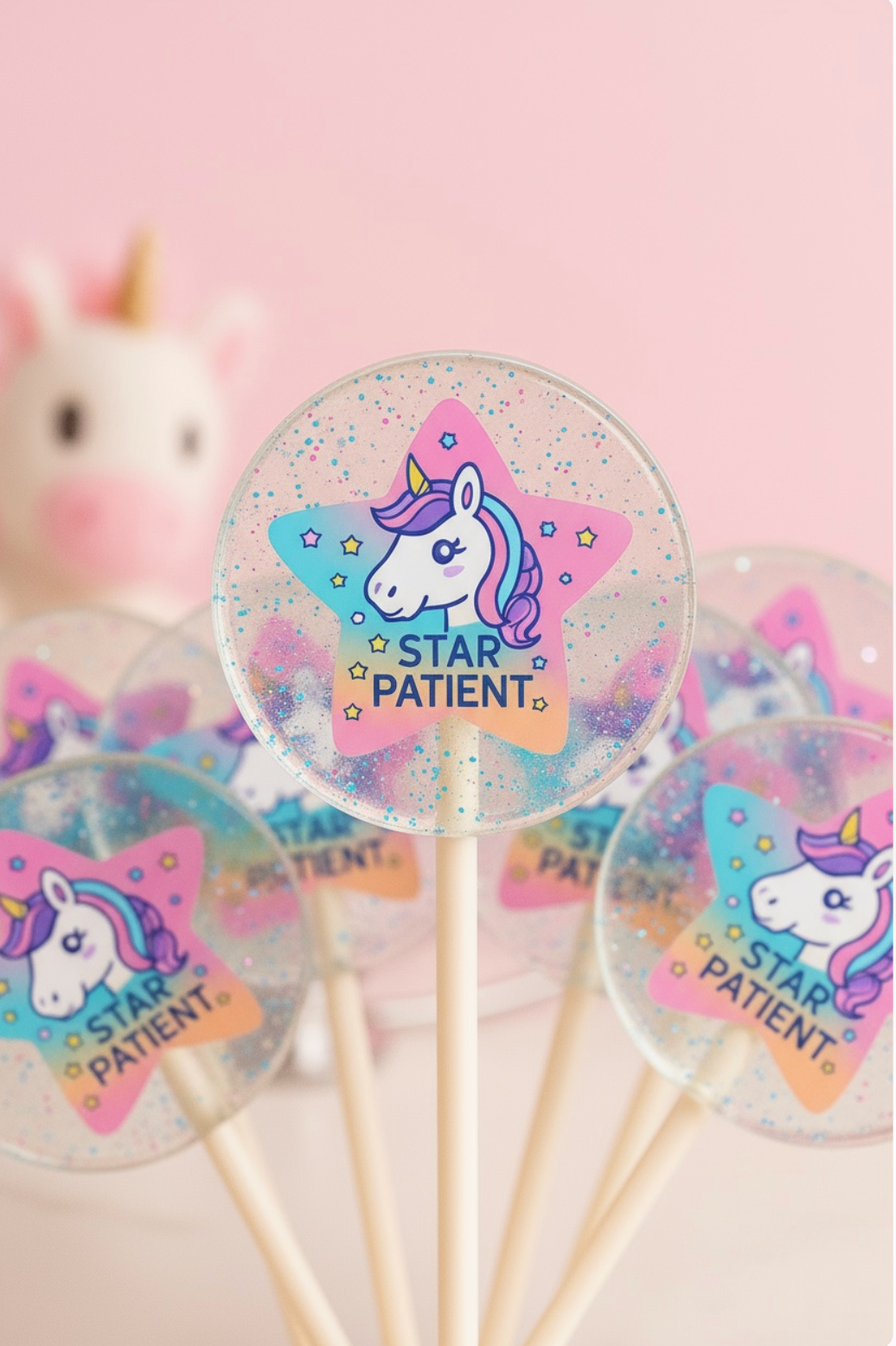 Unicorn Patient Lollipops – Kid Rewards for Pediatric Clinics