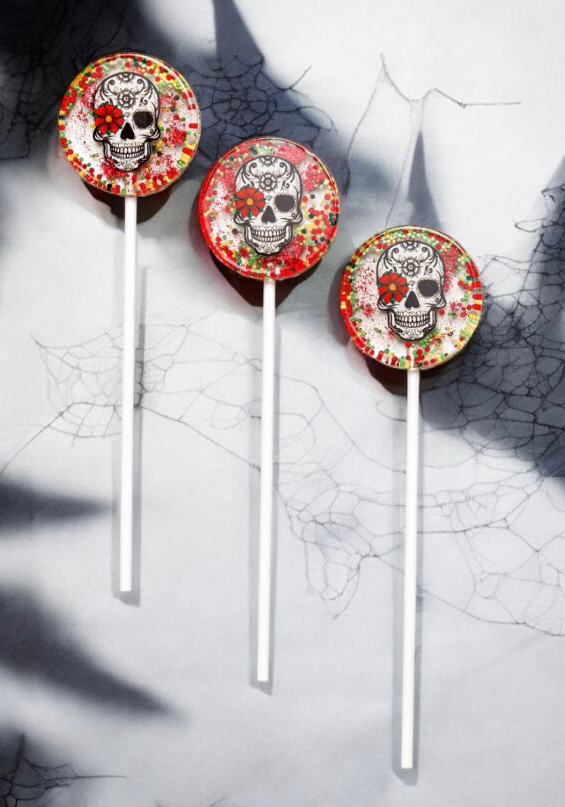 Halloween Skulls Lollipops, Skull Lollipops, DiaDeMuertos Lollipops, Halloween Candy