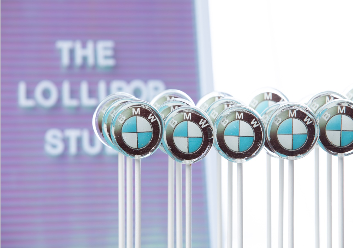 Logo lollipops - Custom Logo Lollipops - Sugar Sheet Lollipops - Circle Lollipops - Branding Gifts - Promo Gifts - Business Giveaway  Promotional Items