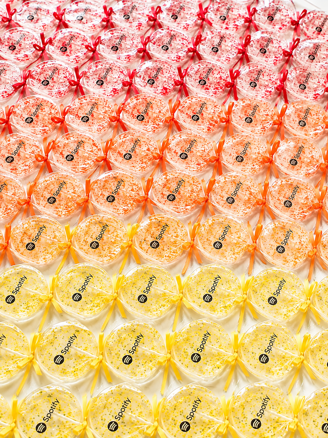 Rainbow Logo Lollipops | Colorful Branded Candy