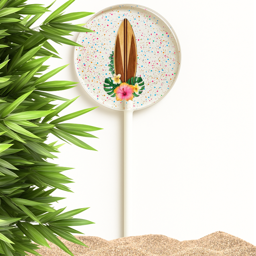 Hawaiian Hibiscus & Aloha Lollipops, Tropical Favors