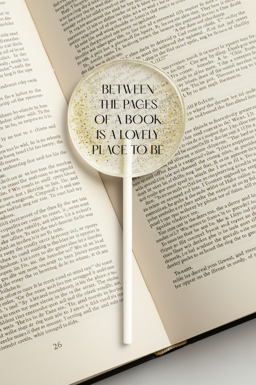 Bookworm Lollipops for Bookstores Libraries and Reading Club