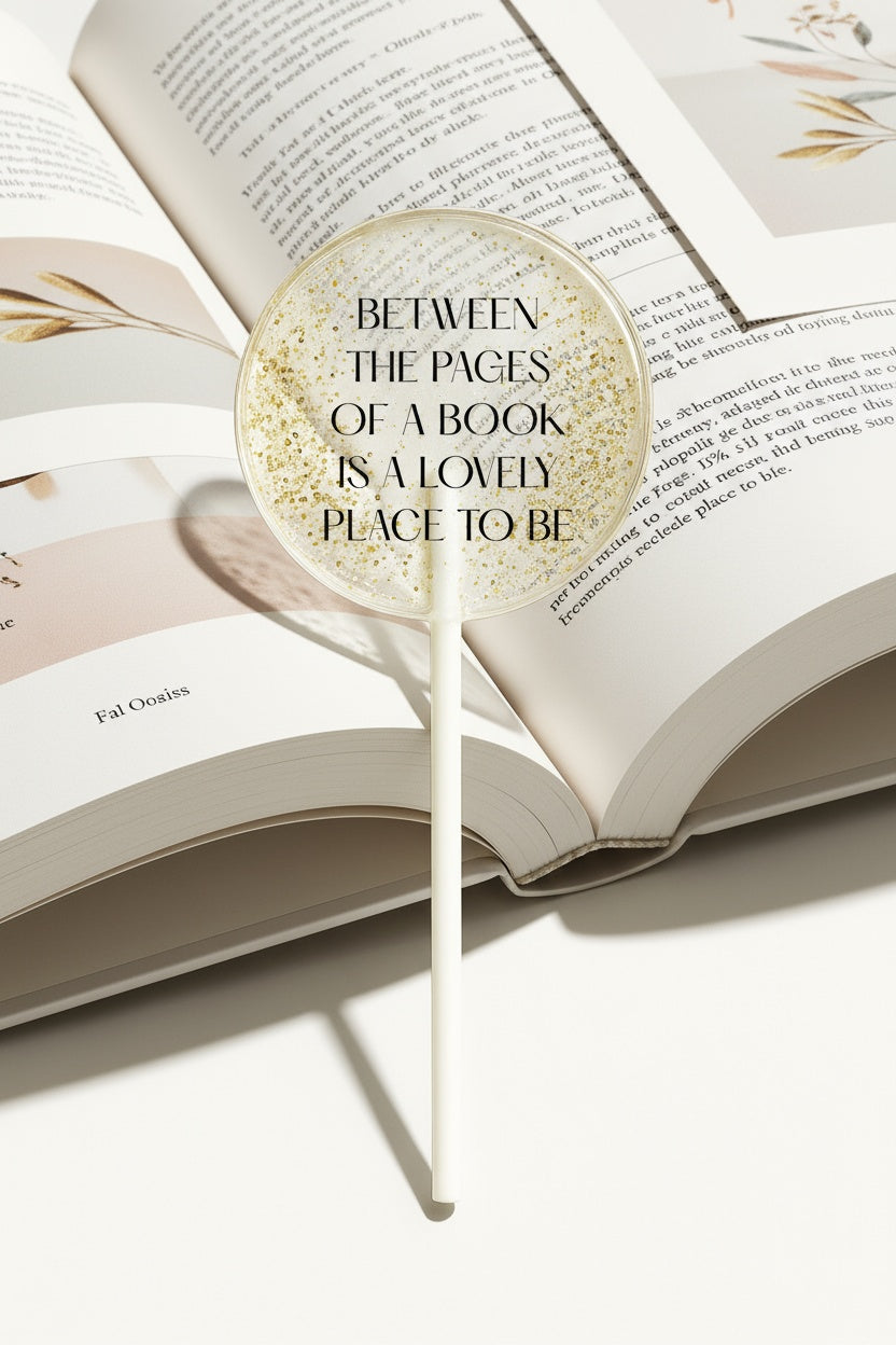Bookworm Lollipops for Bookstores Libraries and Reading Club