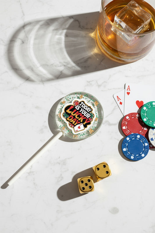 Resort and Casino Amenities –Casino Gift Lollipops- Gambler Gifts
