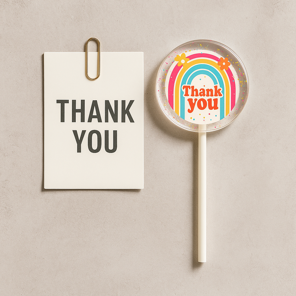 Thank You Lollipops for Client and Team Appreciation