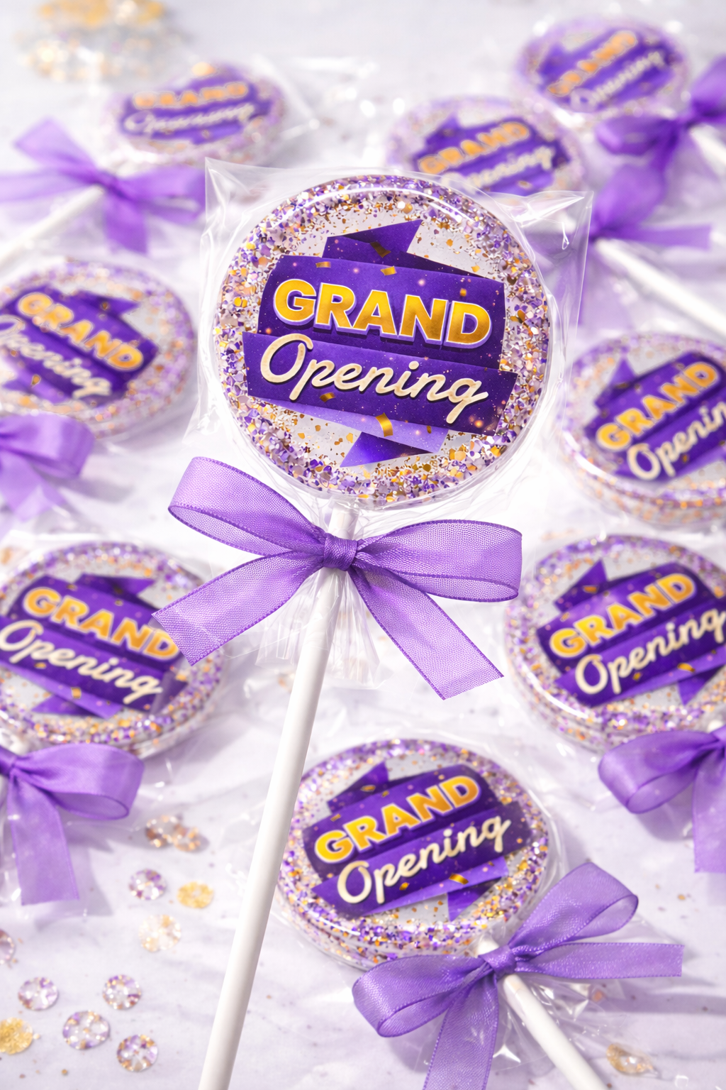 Brand Activation Logo Lollipops | Custom Hard Candy Giveaways