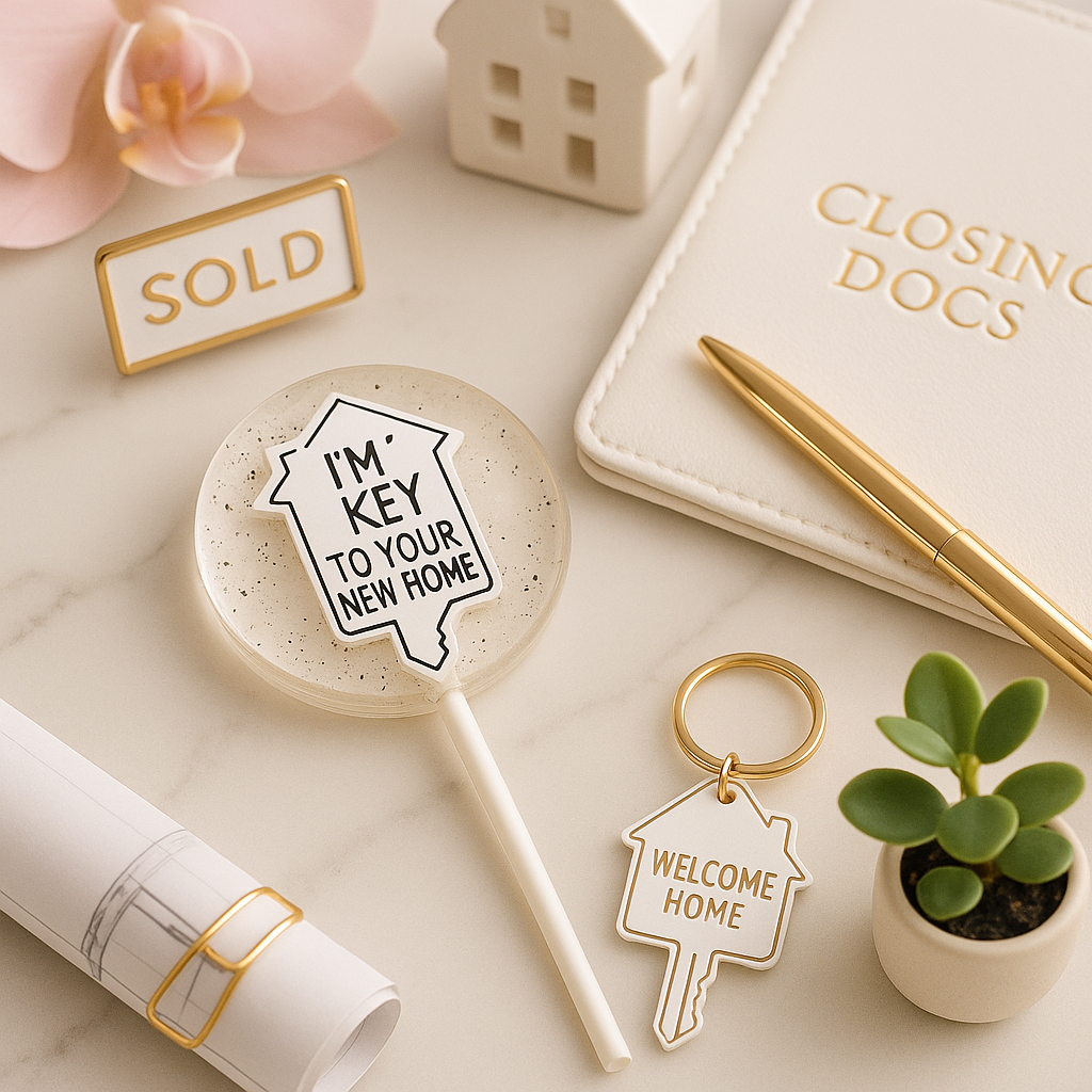 Realtor Open House Lollipops — Real Estate Client Gift