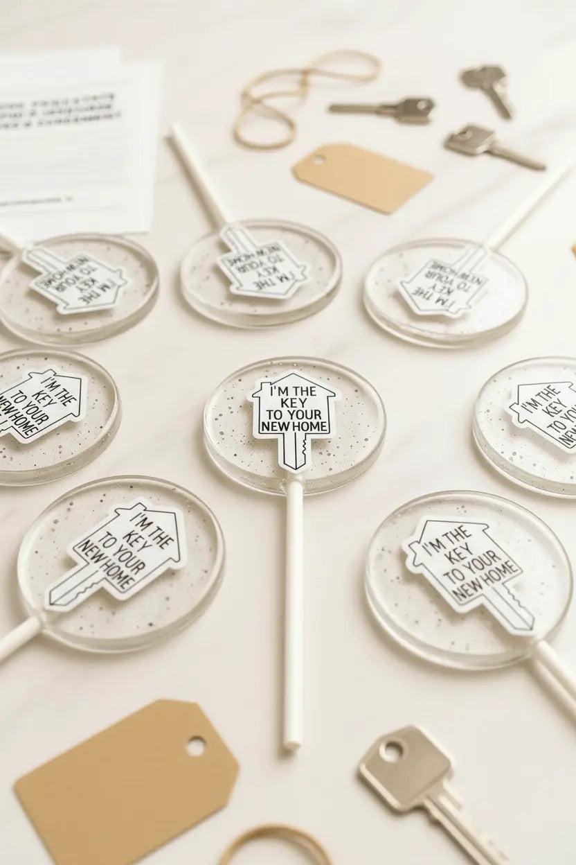 Realtor Open House Lollipops — Real Estate Client Gift
