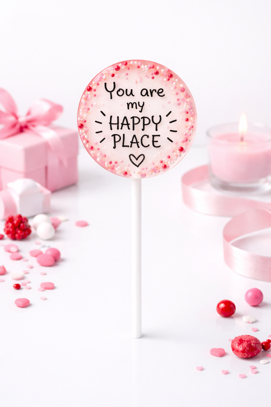 You Are My Happy Place Valentine Lollipops