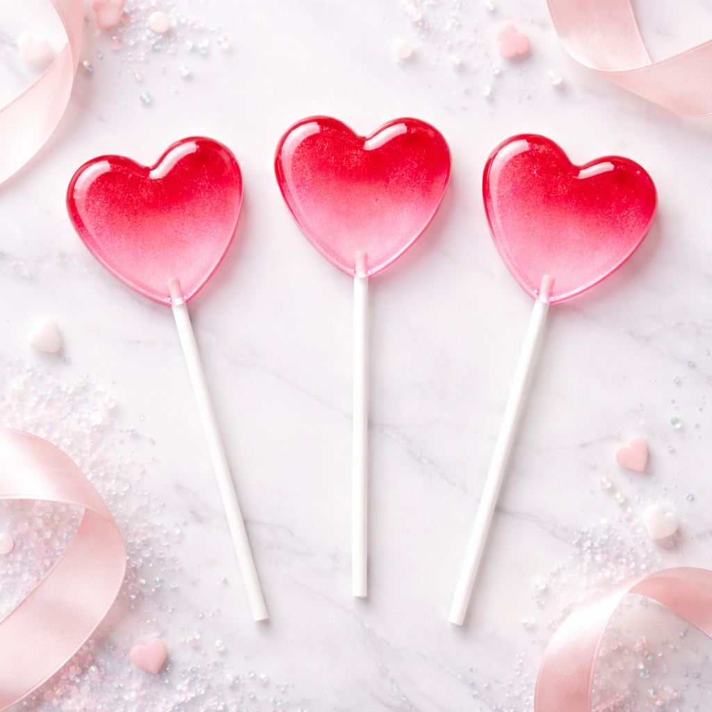 Ombre Heart  Lollipops
