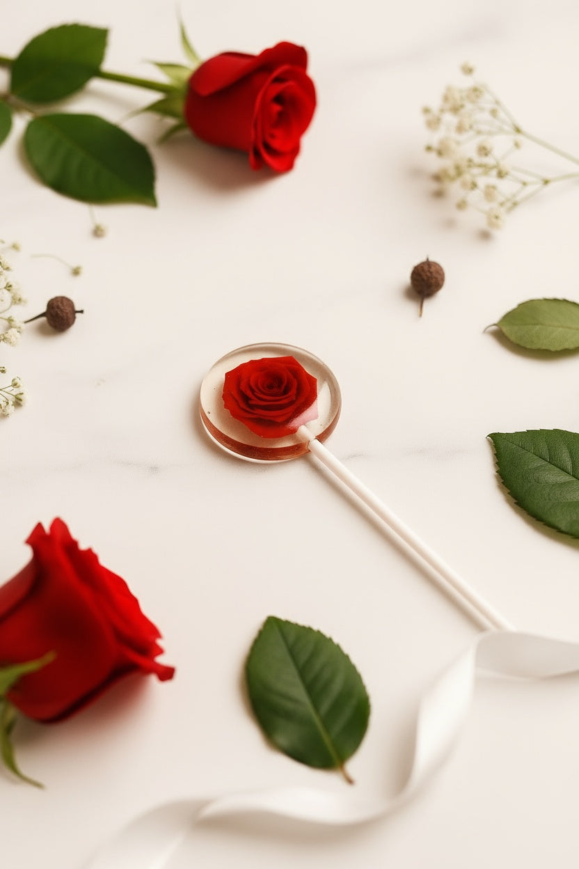 Rose Lollipops – Eternal Bloom –Florist Gift Add-On