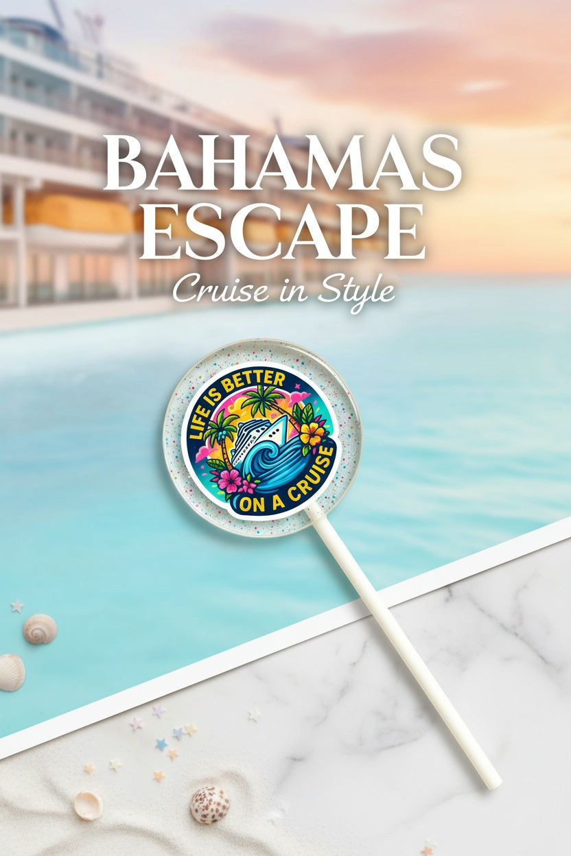Cruise Line Guest Favors – Travel & Vacation Lollipops